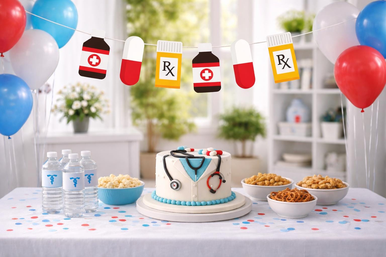 Nurse Banner, Nurse Garland, RN Banner, RN Garland, Medical School, Party Decorations nurse party RN Party Nursing Graduation Pharmacy Party