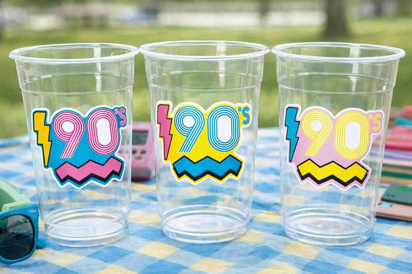 I Love the 90'S PARTY CUPS - 90's Birthday Cups 90's Party Cups 90's Decorations 90's Birthday Party 90's Birthday Party Decorations 90s