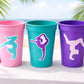 GYMNASTICS PARTY CUPS -Gymnast Party Cups Gymnastics Birthday Party Gymnast Party Cups Tumbling Gymnastics Party Favors Gymnast Party Favors