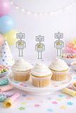 Robot Cupcake Toppers