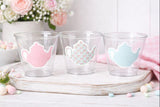 TEA PARTY CUPS - Tea Birthday Cups Tea Party Favors Tea Party Baby Shower Tea Party Decorations Tea Party Supplies Teapot Cups Teapot Decor