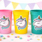 UNICORN PARTY CUPS, Unicorn Birthday, Unicorn Birthday Decorations, Unicorn Party Supply, Unicorn Baby Shower, Rainbow, Unicorn Party Favors