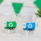 GARBAGE TRUCK PARTY Cups - Garbage Truck Treat Cups Garbage Truck Party Favors Garbage Truck Birthday Favors Trash Garbage Birthday Recycle