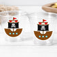 PIRATE PARTY CUPS - Pirate Cups Pirate Birthday Pirate Party Decorations Pirate Birthday Party Pirate Party Supplies Pirate Happy Birthday
