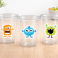 MONSTER PARTY CUPS - Monster Cups Little Monster First Birthday Decoration Little Monster Party Monster Cups Monster Birthday Decorations
