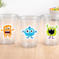 MONSTER PARTY CUPS - Monster Cups Little Monster First Birthday Decoration Little Monster Party Monster Cups Monster Birthday Decorations