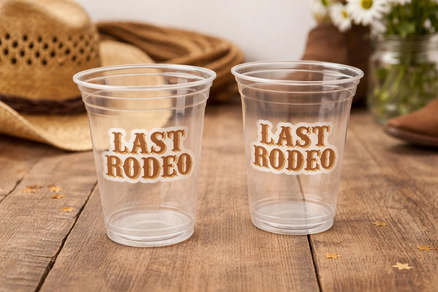 COBWGIRL PARTY CUPS - Last Rodeo Cups Cowgirl Cups Cowgirl Party Decorations Cowgirl Bachelorette Party Cowgirl Hat Birthday Rodeo Party