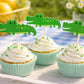 Alligator Cupcake Toppers - Alligator Birthday - Alligator Baby Shower - Jungle Cupcake Toppers - 12319450P