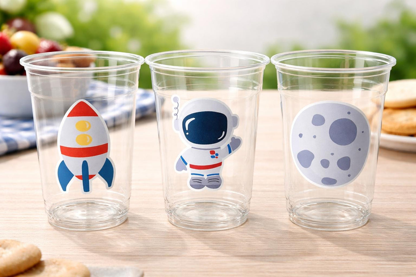 Space Party Cups Astronaut Party Cups Space Birthday Cups Outer Space Birthday Rocket Party Planet Party Astronaut Birthday Party Space Cup