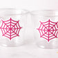 GIRL SPIDER PARTY Cups - Spider Web Cups Spider Cups Pink Spider Decorations Spider Birthday Spider Party Treat Cups Spider Web Party Cups