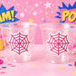 GIRL SPIDER PARTY Cups - Spider Web Cups Spider Cups Pink Spider Decorations Spider Birthday Spider Party Treat Cups Spider Web Party Cups