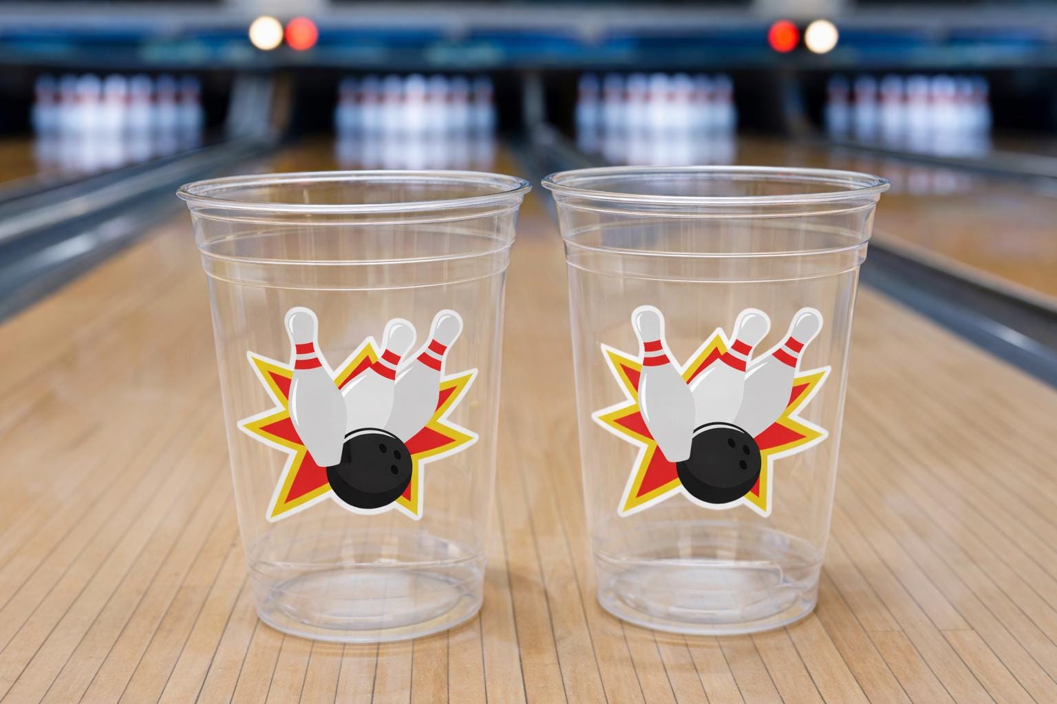 BOWLING PARTY CUPS - Bowling Birthday Cups Bowling Cups First Birthday Bowling Party Decorations Bowling Bowling Cups Bowling Party Favors
