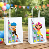 Rock Climbing Goody Bags, Rock Climbing Favor Bags, Rock Climbing Gift Bags, Rock Climbing Goodie Bags
