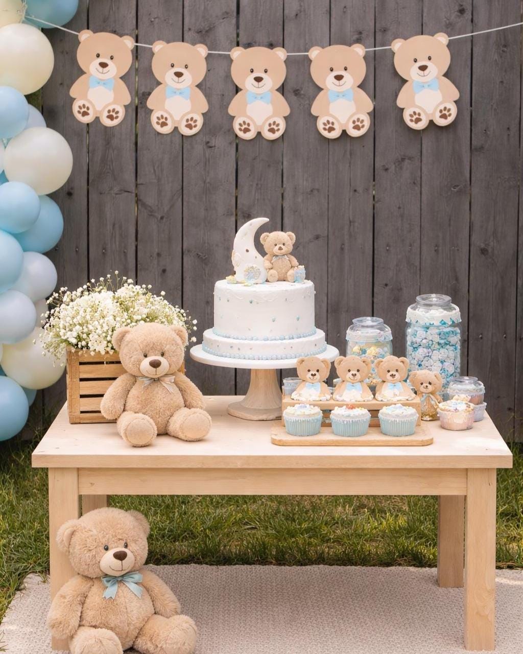 Teddy Bear Garland, Teddy Bear Banner, Teddy Bear Decorations, Teddy Banner, Teddy Bear Birthday, Teddy Bear Baby Shower, Teddy Bear Nursery