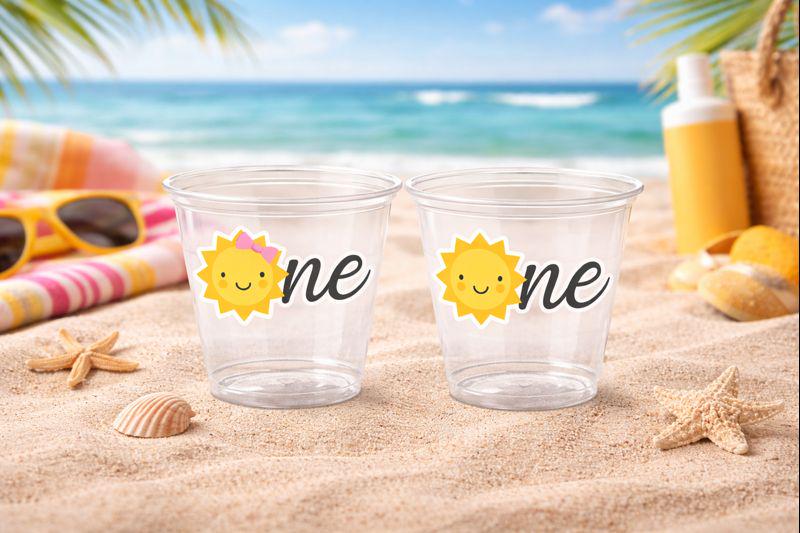SUN PARTY CUPS - Sunshine Party Cups Sunshine Birthday Sunshine First Birthday Sunshine 1st Birthday Sunshine Party Decorations Sun Favors
