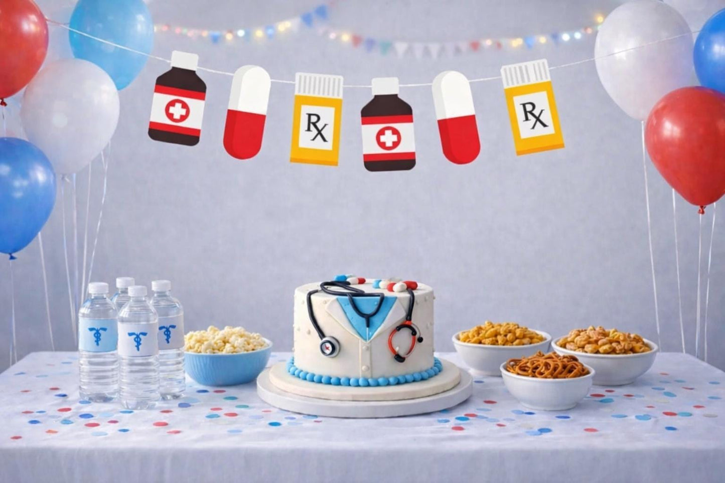 Nurse Banner, Nurse Garland, RN Banner, RN Garland, Medical School, Party Decorations nurse party RN Party Nursing Graduation Pharmacy Party