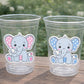 ELEPHANT PARTY CUPS- Elephant Cups Elephant Decorations Elephant Birthday Elephant Gender Reveal Elephant Party Favors Elephant Baby Shower