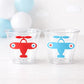 Airplane Party Cups, Airplane Treat Cups, Airplane Party Favors, Airplane Birthday Favors