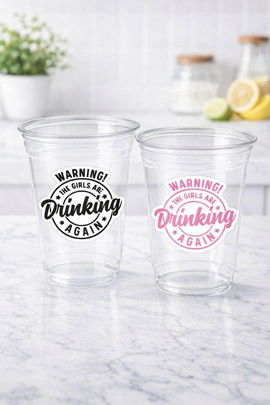 BACHELORETTE PARTY CUPS - Bachelorette Cups Girls Night Party Cups Bridal Shower Cups Girls Night Out Party Party Favors Bachelorette Cups