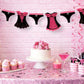 Lingerie Garland, Lingerie Banner, Lingerie Decorations, Bachelorette Party Banner, Corset Banner, Corset Garland