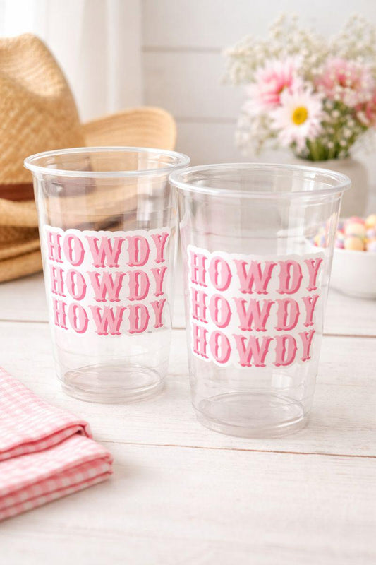 COWGIRL PARTY CUPS - Cowboy Party Cups Cowgirl Cups Cowgirl Party Decorations Cowgirl Bachelorette Party Cowgirl Howdy Birthday Rodeo Party