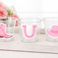 COWGIRL PARTY CUPS - Cowgirl Cups Cowgirl Party Decorations Cowgirl Baby Shower Decorations Baby Sprinkle Cowgirl Boots Birthday Decor Favor