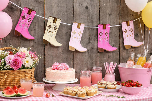 COWGIRL PARTY GARLAND - Cowgirl Boot Garland Cowgirl Boot Banner Cowgirl Garland Cowgirl Banner Cowgirl Birthday Cowgirl Cowgirl Decorations