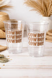 COWBOY PARTY CUPS - Cowboy Cups Cowboy Party Decorations Cowboy Baby Shower Decorations Baby Sprinkle Cowboy Boots Birthday Decoration Favor