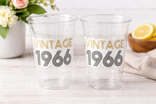 60th PARTY CUPS - Vintage 1964 Cups Best of 1964 60th Birthday Party 60th Birthday Favors 60th Party 60th Party Decorations 1964 Birthday