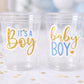IT'S A BOY PARTY Cups Boy Baby Shower Cups It's A Boy Baby Shower Favor Gender Neutral Baby Shower Favor Baby Boy Favor Cups Blue and Gold