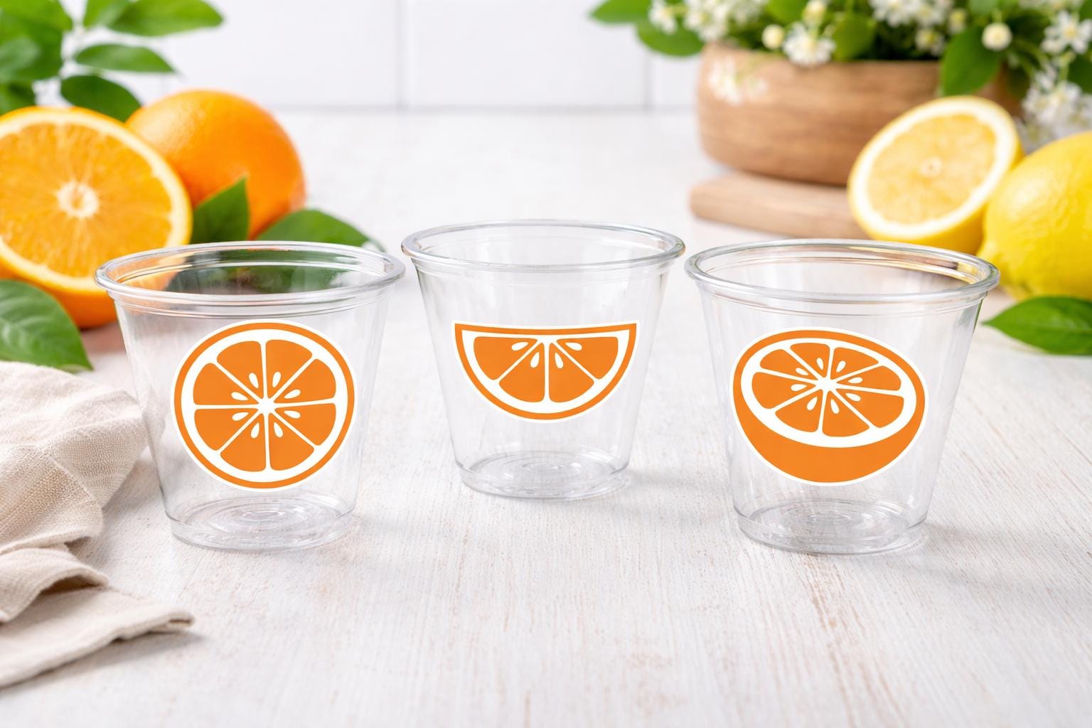ORANGE PARTY CUPS - Orange Baby Shower Cups A Little Is On The Way Orange Baby Shower Decorations Orange Baby Shower Favors Little Oranges