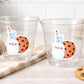 Milk Decorations Cookies Party Cups, Milk Cups and Cookies Cups Party Favors Milk Treat Cups Milk Birthday Cookies Birthday Favors Cups