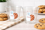 Milk Decorations Cookies Party Cups, Milk Cups and Cookies Cups Party Favors Milk Treat Cups Milk Birthday Cookies Birthday Favors Cups