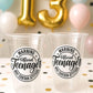 13th Birthday Party Cups - Warning Official Teenager Teenager Party Cups 13th birthday Party Favors 13th Party Decorations 2011 Birthday