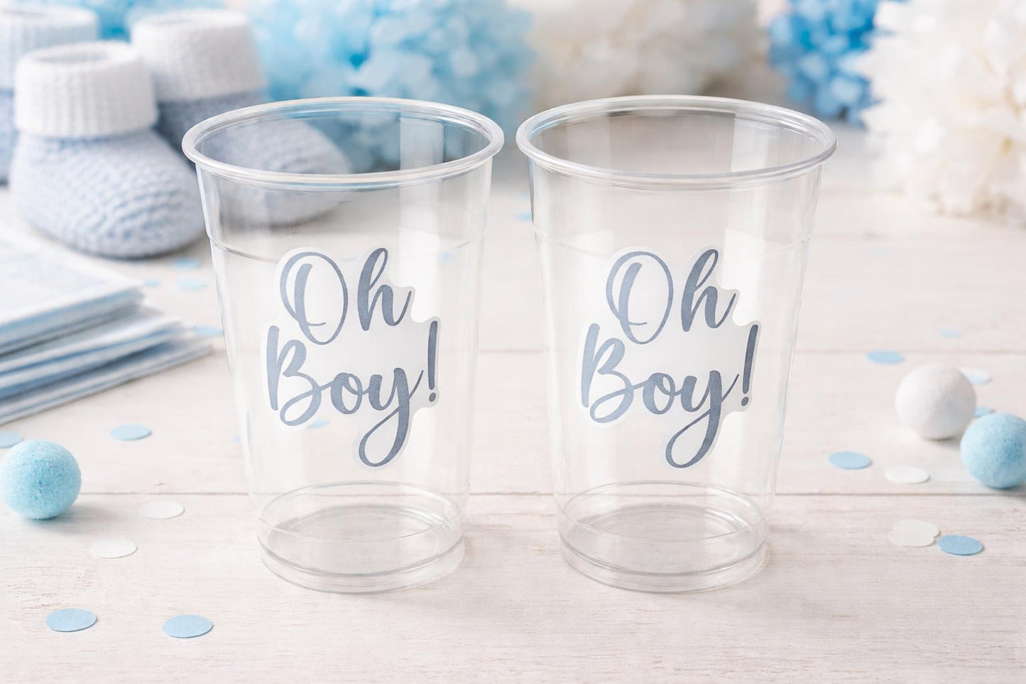 Oh Boy Cups Oh Boy Baby Shower Favors Oh Boy Oh Boy Baby Shower Decorations Boy Baby Shower Party Cups Boy Baby Shower Party Favors Cups
