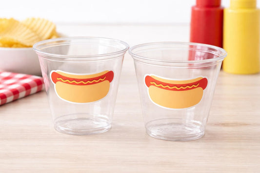 HOT DOG PARTY Cups - Hot Dog Birthday Party Hot Dog Party Hot Dog Treat Cups Hot Dog Birthday Decorations Hot Dog Party Favors Hot Dogs