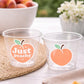 PEACH PARTY CUPS- Peach Birthday Party Peach First Birthday Peach 1st Birthday Peach Party Decorations Peach Party Supplies Just Peachy Cups