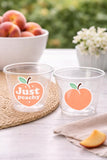 PEACH PARTY CUPS- Peach Birthday Party Peach First Birthday Peach 1st Birthday Peach Party Decorations Peach Party Supplies Just Peachy Cups