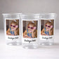 SHIPS FAST - Vintage Est Year Party Cups 16oz, Personalized Photo Plastic Favor Cups for Birthdays & Celebrations, Custom Picture Cups