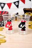 PIRATE PARTY CUPS - Pirate Cups Pirate Birthday Pirate Party Decorations Pirate Birthday Party Pirate Party Supplies Pirate Happy Birthday