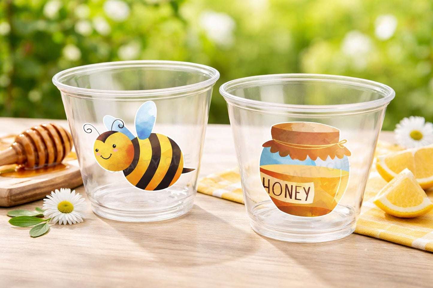 BUMBLE BEE PARTY Cups - Bumble Bee Cups Bumble Bee Baby Shower Bumble Bee Birthday Bumble Bee Decorations Bumble Bee Party Supplies