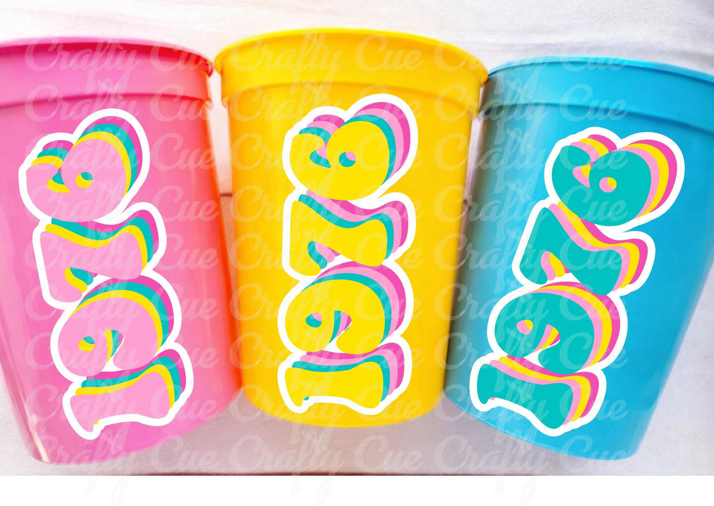 50th PARTY CUPS - Vintage 1975 50th Birthday Party 50th Birthday Favors 50th Party Cups 50th Party Decorations 1975 Birthday Party Cups 50th