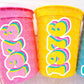 50th PARTY CUPS - Vintage 1975 50th Birthday Party 50th Birthday Favors 50th Party Cups 50th Party Decorations 1975 Birthday Party Cups 50th