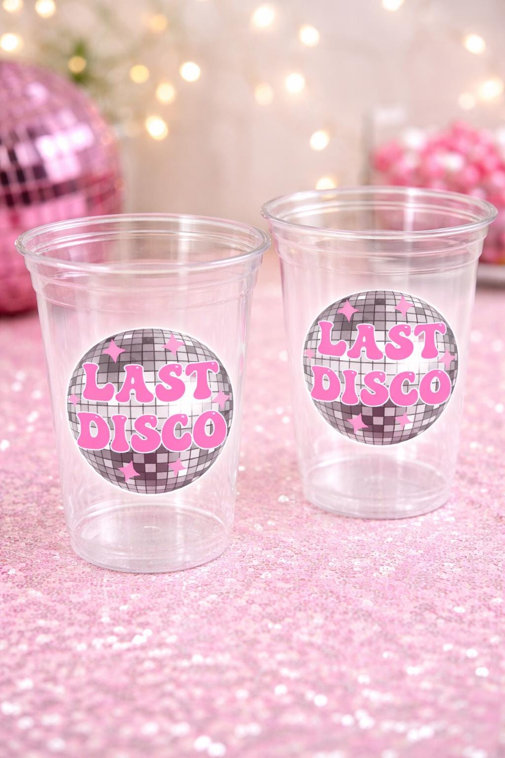 DISCO COWGIRL PARTY Cups -Cowgirl Cups Cowgirl Party Decorations Cowgirl Bachelorette Party Cowgirl Hat Birthday Rodeo Party Cups Disco Ball