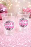 DISCO COWGIRL PARTY Cups -Cowgirl Cups Cowgirl Party Decorations Cowgirl Bachelorette Party Cowgirl Hat Birthday Rodeo Party Cups Disco Ball