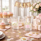 GIRL BABY SHOWER Party Cups - It's a Girl Party Cups Baby Girl Party Cups Pink Baby Shower Cups Pink and Gold Baby Shower Favors Decorations