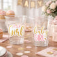 GIRL BABY SHOWER Party Cups - It's a Girl Party Cups Baby Girl Party Cups Pink Baby Shower Cups Pink and Gold Baby Shower Favors Decorations