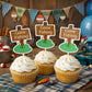 Gone Fishing Cupcake Toppers, Fish Party Cups, The BIG One, Fisherman Cupcake Toppers, Fishing Birthday, Fishing Party, Fishing Cake Toppers