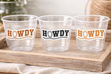 COWBOY PARTY CUPS - Cowboy Howdy Cups Cowboy Party Decorations Cowboy Baby Shower Decorations Baby Sprinkle Cowboy Birthday Decoration Favor