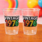 50th PARTY CUPS - 50 and Fabulous 50th Birthday Party 50th Birthday Favors 50th Party Cups 50th Party Decorations 1976 Birthday Party Cups